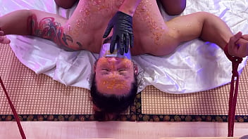 Cute male slave gets what he deserves