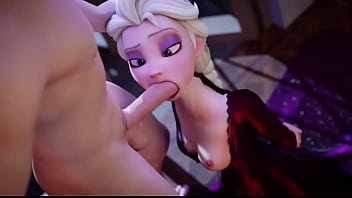 Deepthroat from elsa cold heart fire box