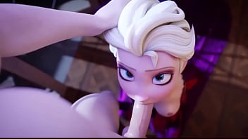 Deepthroat from elsa cold heart fire box