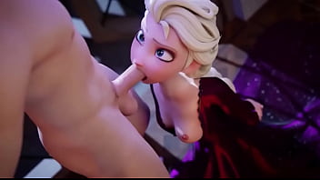 Deepthroat from elsa cold heart fire box