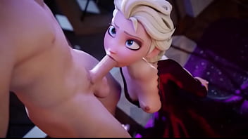 Deepthroat from elsa cold heart fire box