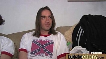 Busty black babe bubble bath group cocksuck 21