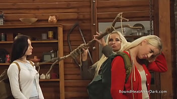 Sexy Lesbian Slave Enjoys In Pleasure And Punishment With Mistress thumbnail