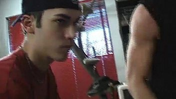 Young Gay Trio Blowing And Breeding thumbnail