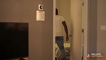 Busty brunette kyra rose sucks rome major's big cock and swallows cum