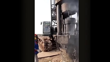 Diesel pile driver in construction power unleashed