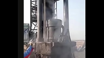 Diesel pile driver in construction power unleashed Diesel pile driver in construction power unleashed