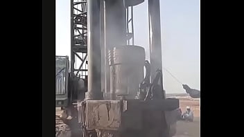 Diesel pile driver in construction power unleashed