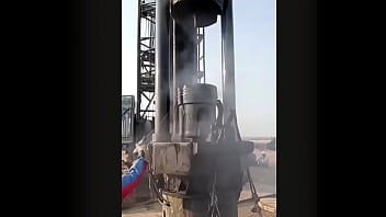 Diesel pile driver in construction power unleashed