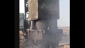 Diesel pile driver in construction power unleashed Diesel pile driver in construction power unleashed