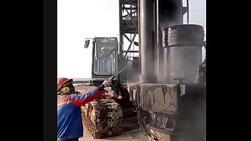 Diesel Pile Driver In Construction Power Unleashed thumbnail