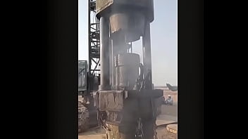 Diesel pile driver in construction power unleashed