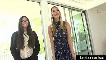 Lovely sexy lesbo girls kenna james & aspen rae playing on camera video 19