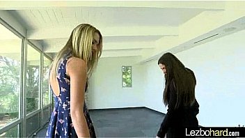 Lovely sexy lesbo girls kenna james & aspen rae playing on camera video 19