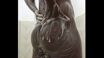 Horny bottom masturbation in the shower