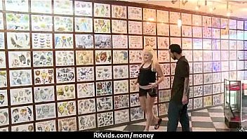 Sex for cash turns shy girl into a slut 14
