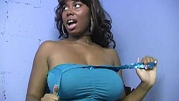 Gloryhole initiating ebony babe 3