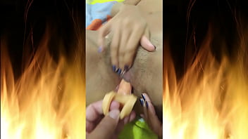 Enjoying his friend's toy and fingers