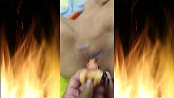 Enjoying his friend's toy and fingers