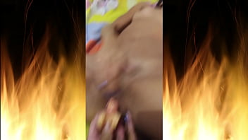 Enjoying his friend's toy and fingers