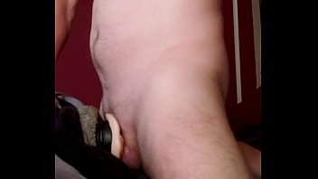 Hard fucking my toy and showing my asshole while i edge until i cum all over it
