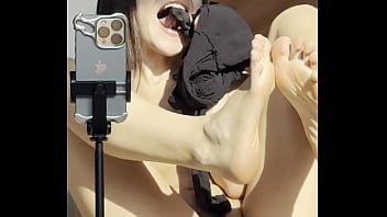 A neighbor spotted me shooting a hot video for the of