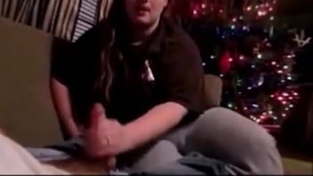 Y wife sucks husband dick & swallow cum for christmas