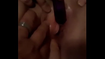 Wife plays with her clit