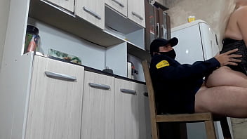 Married fucking with the doorman