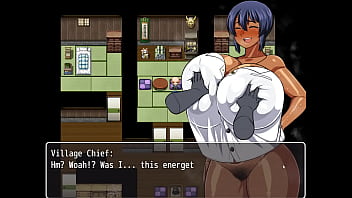 Tanned girl natsuki hentai game ep 20 doggystyle raw sex and messy tits fucking with old pervert