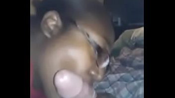 Ebony Wife Worships Big White Cock thumbnail