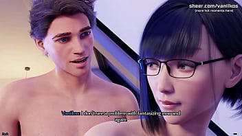 Freshwomen young petite asian babe with glasses gets fucked doggystyle and pussy creampied 3d animated porn game part #6