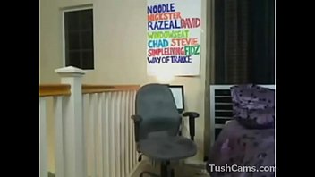 Blonde babe shows her perfect body on webcam