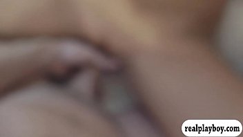 Two horny babes fourway sex on the bed