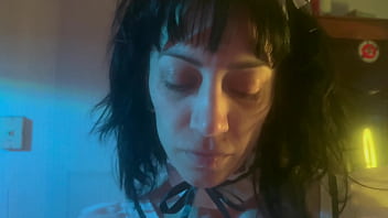 Dutiful housewife sucks his dick after work 1