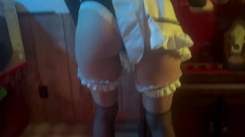 Dutiful housewife sucks his dick after work 1