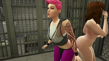 Fart sims three face farting