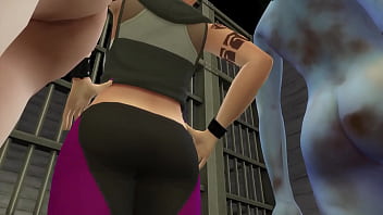 Fart sims three face farting