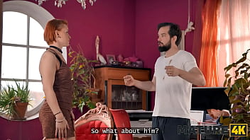 Mature4k nymfa tricked her neighbour and showed him a female orgasm