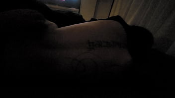 Netflix and chill making massage back when we watching movie she make a handjob for it