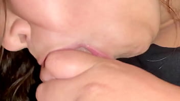 Giving me a good throat fucking
