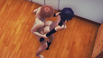 Lady bug hentai cunnilingus and fucked