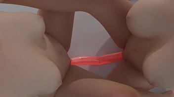 Bestfriends having a good time after school two ass one dildo