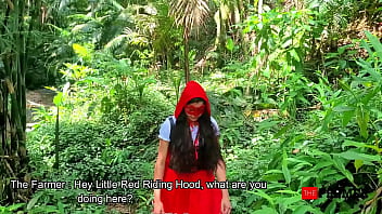 Thefarmer meets little red riding hood she wants the big bad dick