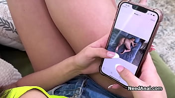 She misses her ex so she opens up her butt hole for a hard visitor