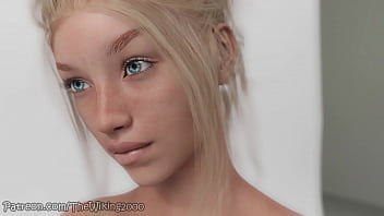 Two giantesses make out and swallow shrunken man