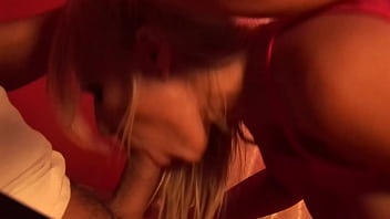 Blonde milf lap dancer fuck by muscle boy