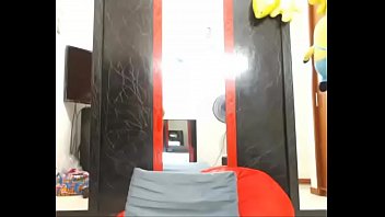 Hot ebony in double penetration