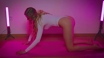 Sexy yoga from porn actress stella cardo
