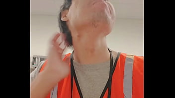 Amsr sfw walking about during work